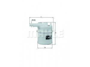 KNECHT KL 206 kuro filtras 
 Techninės priežiūros dalys -> Papildomas remontas
B36613470, B36613470A