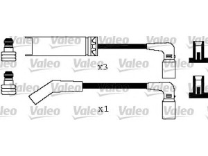 VALEO 346355 uždegimo laido komplektas 
 Kibirkšties / kaitinamasis uždegimas -> Uždegimo laidai/jungtys
96305387, 9A418150B
