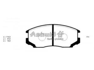 ASHUKI C003-04 stabdžių trinkelių rinkinys, diskinis stabdys 
 Techninės priežiūros dalys -> Papildomas remontas
0 986 AB2 560/BOSCH, 04491-87401