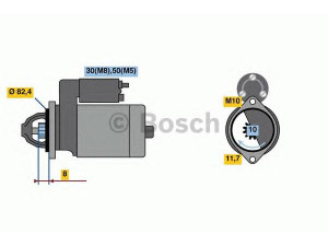 BOSCH 0 986 022 970 starteris 
 Elektros įranga -> Starterio sistema -> Starteris
33002 709, 56027 317, 56041 012