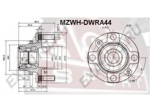 ASVA MZWH-DWRA44 rato stebulė 
 Ašies montavimas/vairavimo mechanizmas/ratai -> Rato stebulė/montavimas -> Rato stebulė
D102-26-15XA