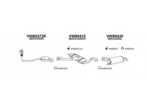 VENEPORTE 800380 išmetimo sistema
