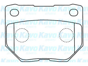 KAVO PARTS BP-6603 stabdžių trinkelių rinkinys, diskinis stabdys
4406004U86
