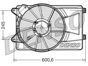 DENSO DER09305 ventiliatorius, radiatoriaus 
 Aušinimo sistema -> Oro aušinimas
51825890