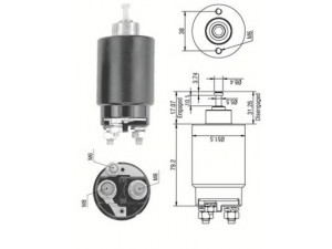 MAGNETI MARELLI 940113050265 solenoidinis jungiklis, starteris
F6VU11000AA