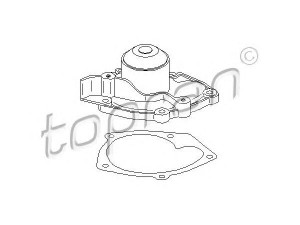 TOPRAN 700 421 vandens siurblys 
 Aušinimo sistema -> Vandens siurblys/tarpiklis -> Vandens siurblys
2101 0AW 300, 7701 474 435