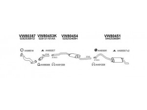 VENEPORTE 800254 išmetimo sistema 
 Išmetimo sistema -> Išmetimo sistema, visa