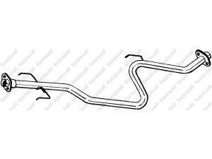 BOSAL 888-013 išleidimo kolektorius 
 Išmetimo sistema -> Išmetimo vamzdžiai
17420-16120, 17420-16320