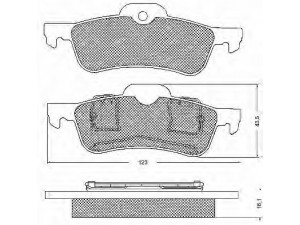 BSF 10719 stabdžių trinkelių rinkinys, diskinis stabdys 
 Techninės priežiūros dalys -> Papildomas remontas
34211503077, 34216770252, 34216761288