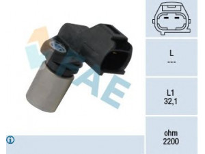 FAE 79313 jutiklis, alkūninio veleno impulsas 
 Elektros įranga -> Jutikliai
RF5C-18-230, 90919-05020, 90919-05052