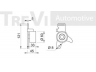 TREVI AUTOMOTIVE TD1466 kreipiantysis skriemulys, paskirstymo diržas
7700665224, 7700722452