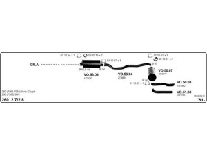 IMASAF 586000046 išmetimo sistema 
 Išmetimo sistema -> Išmetimo sistema, visa
