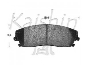 KAISHIN D10126 stabdžių trinkelių rinkinys, diskinis stabdys 
 Techninės priežiūros dalys -> Papildomas remontas
05142555AA, 05174001AA, 5142555AA
