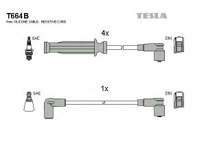 TESLA T664B uždegimo laido komplektas 
 Kibirkšties / kaitinamasis uždegimas -> Uždegimo laidai/jungtys
GHT278