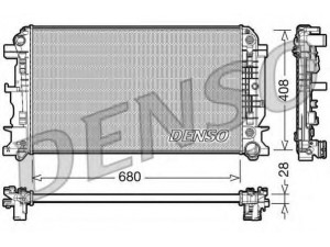 DENSO DRM17044 radiatorius, variklio aušinimas 
 Aušinimo sistema -> Radiatorius/alyvos aušintuvas -> Radiatorius/dalys
9065000302, 9065000402