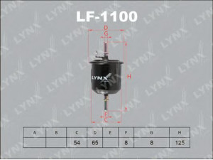 LYNXauto LF-1100 kuro filtras 
 Techninės priežiūros dalys -> Papildomas remontas
31911-25000, 31940-25000, 31911-25000