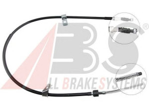 A.B.S. K11487 trosas, stovėjimo stabdys 
 Stabdžių sistema -> Valdymo svirtys/trosai
MB 140462, MB 520600, MB 520608