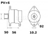 MAHLE ORIGINAL MG 495 kintamosios srovės generatorius 
 Elektros įranga -> Kint. sr. generatorius/dalys -> Kintamosios srovės generatorius
10 480 409, 12 04 145, 12 04 146