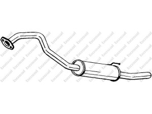 BOSAL 279-409 galinis duslintuvas 
 Išmetimo sistema -> Duslintuvas
20350-32J00, 20350-32J05