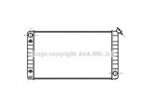 AVA QUALITY COOLING BK2008 radiatorius, variklio aušinimas
52452923, 52452923