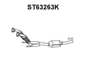 VENEPORTE ST63263K katalizatoriaus keitiklis
1K0254502LX, 1K0254502X, 1K0254505AX