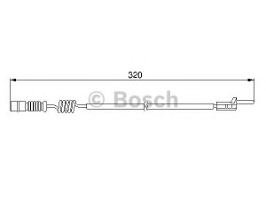 BOSCH 1 987 474 964 įspėjimo kontaktas, stabdžių trinkelių susidėvėjimas 
 Stabdžių sistema -> Susidėvėjimo indikatorius, stabdžių trinkelės
163 540 14 17, A 163 540 14 17