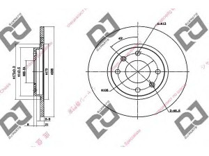 DJ PARTS BD1536 stabdžių diskas 
 Stabdžių sistema -> Diskinis stabdys -> Stabdžių diskas
4246A9, 95575080, 424688, 95661746