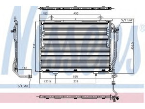 NISSENS 94376 kondensatorius, oro kondicionierius 
 Oro kondicionavimas -> Kondensatorius
202 830 10 70, A2028301070
