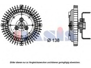 AKS DASIS 048200N sankaba, radiatoriaus ventiliatorius
06B121347, 06B120000