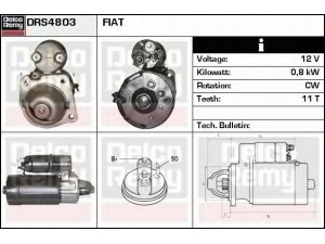 DELCO REMY DRS4803 starteris 
 Elektros įranga -> Starterio sistema -> Starteris
4350064, 4443493, 4443494, 46231530