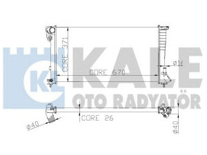 KALE OTO RADYATÖR 257600 radiatorius, variklio aušinimas 
 Aušinimo sistema -> Radiatorius/alyvos aušintuvas -> Radiatorius/dalys
1330.42, 1330.55, 1330.58, 1330.C9