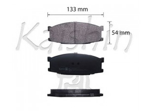 KAISHIN FK6015 stabdžių trinkelių rinkinys, diskinis stabdys 
 Techninės priežiūros dalys -> Papildomas remontas
MB295549, MB295690, MB295878, MB295879