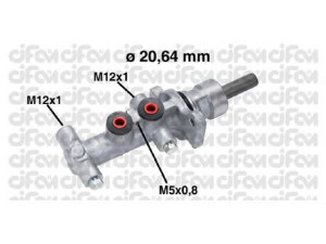 CIFAM 202-768 pagrindinis cilindras, stabdžiai 
 Stabdžių sistema -> Pagrindinis stabdžių cilindras
46010-00QAT, 4415501, 93181374
