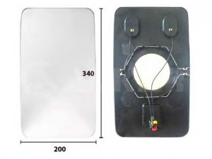 ALKAR 7403241 veidrodėlio stiklas, išorinis veidrodėlis 
 Kėbulas -> Langai/veidrodėliai -> Veidrodėlis
93160537