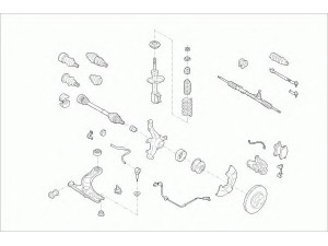 SACHS VW-PASSA-FS014 vairavimo mechanizmas; rato pakaba 
 Ašies montavimas/vairavimo mechanizmas/ratai -> Prekių paieška pagal schemą