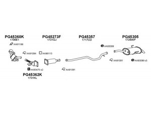 VENEPORTE 450789 išmetimo sistema 
 Išmetimo sistema -> Išmetimo sistema, visa
