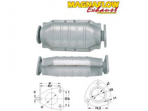 MAGNAFLOW 83004 katalizatoriaus keitiklis 
 Išmetimo sistema -> Katalizatoriaus keitiklis
18160PT5X02