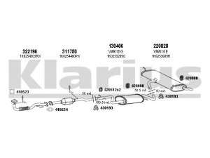 KLARIUS 931234E išmetimo sistema