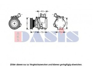 AKS DASIS 850402N kompresorius, oro kondicionierius 
 Oro kondicionavimas -> Kompresorius/dalys
883102B560