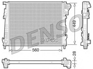 DENSO DRM23094 radiatorius, variklio aušinimas