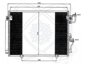 ELECTRO AUTO 30P0032 kondensatorius, oro kondicionierius 
 Oro kondicionavimas -> Kondensatorius
MN123332, MR513110