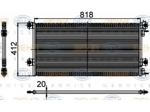 HELLA 8FC 351 318-511 kondensatorius, oro kondicionierius
2 109 529 0