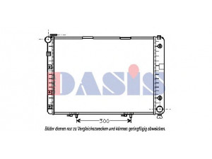 AKS DASIS 120350N radiatorius, variklio aušinimas 
 Aušinimo sistema -> Radiatorius/alyvos aušintuvas -> Radiatorius/dalys
1245000302, 1245005103, A1245000302