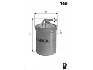 MECAFILTER G59 kuro filtras 
 Degalų tiekimo sistema -> Kuro filtras/korpusas
6Q0127400F, 6Q0127401F, 6Q0127400F