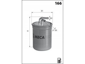 MECAFILTER ELG5340 kuro filtras 
 Techninės priežiūros dalys -> Papildomas remontas
6280920001, 6280920101