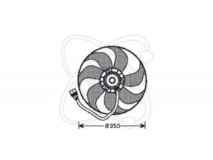 ELECTRO AUTO 32VB007 ventiliatorius, radiatoriaus 
 Aušinimo sistema -> Oro aušinimas
1J0959455D, 1J0959455F, 6N0959455F