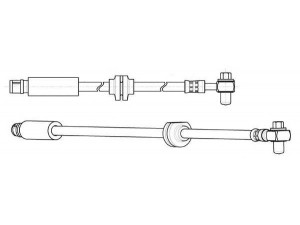FERODO FHY2834 stabdžių žarnelė 
 Stabdžių sistema -> Stabdžių žarnelės
13245046, 13327441, 562129, 562148