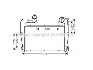 AVA QUALITY COOLING SC4025 tarpinis suslėgto oro aušintuvas, kompresorius 
 Variklis -> Oro tiekimas -> Įkrovos agregatas (turbo/superįkrova) -> Tarpinis suslėgto oro aušintuvas
1531767, 1769998, 1847233