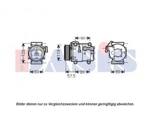 AKS DASIS 851937N kompresorius, oro kondicionierius 
 Oro kondicionavimas -> Kompresorius/dalys
1514842, 1522102, 1536196, 8V5119D629DD
