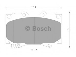 BOSCH 0 986 AB2 379 stabdžių trinkelių rinkinys, diskinis stabdys 
 Techninės priežiūros dalys -> Papildomas remontas
04465 60151, 04465 60170, 04465 60190